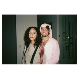 Michael Vlamis Instagram - HAPPY BIRTHDAY AURORA!!! Here’s to another year of being the Pig to your Nicolas Cage. I love you to the moon you hung and back and can’t wait to continue adventuring with you. Love, Michael ❤️🐷