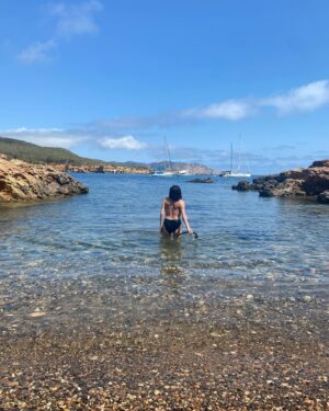 Michelle Gomez Instagram - Golly someone’s getting an eyeful?? Baywitch is back. #hello #ibiza #summer2024