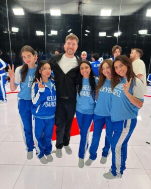 Michelle Khare Instagram - @MrBeast put us in a box to compete for $1,000,000 for our subscribers!! It was such a surreal experience being isolated from the world and getting to meet so many creators I admire!! GO WATCH to see who wins!! 💪🏽