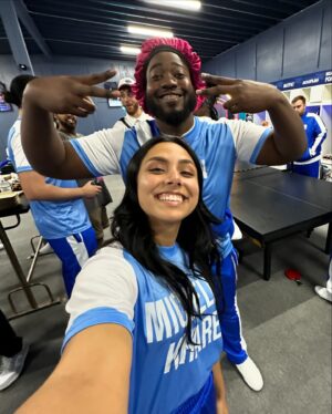 Michelle Khare Instagram - @MrBeast put us in a box to compete for $1,000,000 for our subscribers!! It was such a surreal experience being isolated from the world and getting to meet so many creators I admire!! GO WATCH to see who wins!! 💪🏽