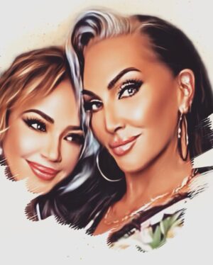 Michelle Visage Instagram - Best friends. Over the years, especially as we are lucky enough to get older, our friendship circles get smaller for many reasons. The ones that matter, stick by your side no matter what. Those are the true blues. Those are the ones that you know - no matter what - they’ve got you. That is my @leahremini. It’s been 22 years and counting and it was love at first sight. Today is her birthday, so join me in showering my best friend with love!!! I LOVE YOU LEELEE