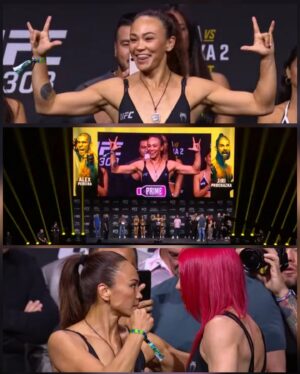 Michelle Waterson-Gomez Instagram - Big Stage is Set for @karatehottiemma 🌟 If you ain’t having fun, you ain’t living!
.
.
#karatehottie #michellewaterson #ufc #jacksonwink #mma #fight #camp #albuquerque #newmexico #newmexicotrue #fightlife #fightergirl