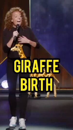 Michelle Wolf Instagram - Summer body #comedy #standup #giraffe #birth #michellewolf