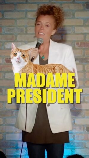 Michelle Wolf Instagram - How do you know you’re not a good person? #fridaymotivation #weekendvibes #catsofinstagram #standup #comedy #michellewolf