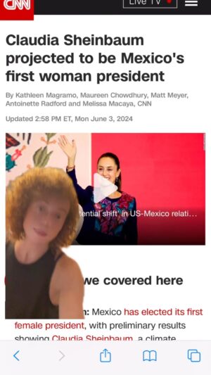 Michelle Wolf Instagram - Still a little bit your dads mexico #mexico #presidente #femalepresident #election #biden #trump #lawandorder #comedy #standup #michellewolf