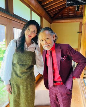 Michiko Tanaka Instagram - 明日の築き人は、

ゲストに片岡鶴太郎さんをお招きしました〜！！☺️✨
いつでも精力的に活動されている片岡さんのお話をたくさん伺ってます🙌
エネルギーに満ち溢れた澄んだ瞳に吸い込まれそうになりながら色々お聞きできましたよ✨ぜひみなさんご覧くださいね😍