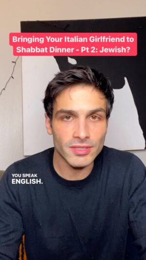 Micky Shiloah Instagram - Anthony brings his Italian/Catholic girlfriend Diane to Shabbat dinner with his Jewish/Israeli mom Lilit, her parents, Safta and Saba, and Anthony’s father Jimmy. Part 2: Jewish? Lilit wants Anthony & Diane’s future children to celebrate Jewish traditions. 

For more exclusive content, check out my Patreon. Merch Store now open. Custom Character Videos. Links in bio!

#shabbat #shabbatshalom #shabbatdinner #familytime #familydinner #jewish #israeli #israeligram #jewishmom #catholic #italian #newyork #newyorkitalian #hebrew #dating #datingproblems #couplegoals #dinnertime #challah #sketchcomedy #snl #actor #israel #sliceoflife #jewishlife #funnyvideos #longisland #jews #datinglife #tradition