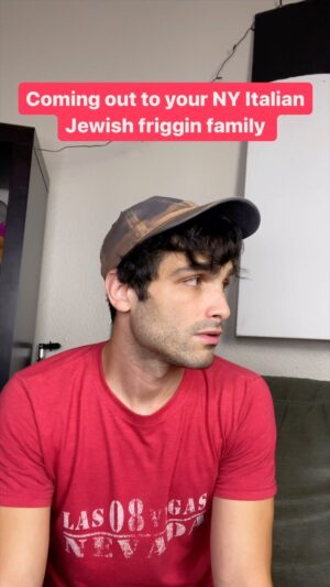 Micky Shiloah Instagram - Anthony’s sister Esther comes out as a lesbian to the friggin family - *Rerun episode - 2 years ago!! 😱* Featuring Anthony, his sister Esther, mom Lilit, dad Jimmy. 

#comingout #comingoutstory #family #newyorkers #newyorkersbelike #newyork #longisland #lgbtq #middleeasternparents #lesbiansofig #familygoals #family❤️ #jewish #italian #jewishmom #parents #parentsbelike #sketchcomedy #skits #snl #actor #sentimental #siblings #siblinggoals #moms #momsbelike