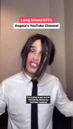 Micky Shiloah Instagram - Angela tells Diane about her eclectic YouTube channel. Makeup, get ready with me, breaking news, serious talk, ASMR. It’s a vibe. Long Island BFFs: The YouTube Channel bit.
@wetnwildbeauty 
*
*
*
*
*
#sketchcomedy #longisland #newyorkers #youtubechannel #youtube #asmr #makeuptutorial #grwm #comedyskits #snl #actor #keyandpeele #bestfriends #newyork #lynbrook #newyorkitalian #longislandny #wetnwildbeauty