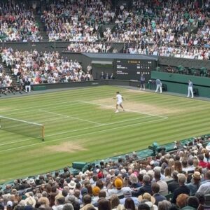 Miguel Ángel Silvestre Instagram - A day to remember. 
Wimbledon 
@rangerover 
🪡 @giorgioarmani