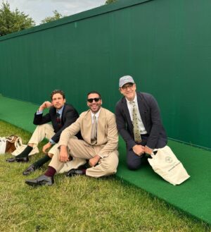 Miguel Ángel Silvestre Instagram - A day to remember. 
Wimbledon 
@rangerover 
🪡 @giorgioarmani