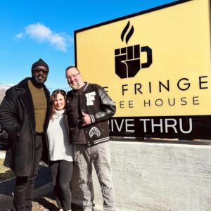 Mike Colter Instagram - Sometimes when I'm filming I come across some really cool places and really cool people. This is one of those times. Meet Patrick and Sarah. They are the founders of @thefringecoffeehouse A hub for re-entry and recovery. it's a non-profit that's doing a phenomenal job to give people a second chance. People that society deems unemployable. They are amazing people with an amazing story and purpose. Their staff is one of a kind. Oh yeah and the coffee and matcha are also very good. 😊 This coffee house serves the community and gives artists a place to show their work. I have been going there for coffee everyday. Be sure to look at the link in the bio of their page. They offer various services for those in need of help and those looking to help. Please support them in anyway you can. If you are passing through Hamilton, Ohio please stop by for coffee and a muffin or some breakfast. ☺️All the proceeds go to keeping their employees paid, the doors open. They have a very high success rate with helping people get back into society and rebuilding their lives. You can also donate through their link. One time. Monthly or Annually. Always Forward. #reentry #secondchances #god #prisonsystem  #originstory #blessings #coffeehouse  #mikecolter #rehabilitation
