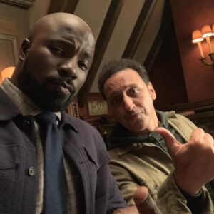Mike Colter Instagram - Having fun behind camera is always an added bonus to the work. @evil was as fun off screen as it was on. SOOO much fun.  Here's another photo dump! Tune into tomorrow for episode 10❤️ @paramountplus @netflix #bts #actorslife  #mikecolter #evil #tvshow #nudity 🫣 🍑