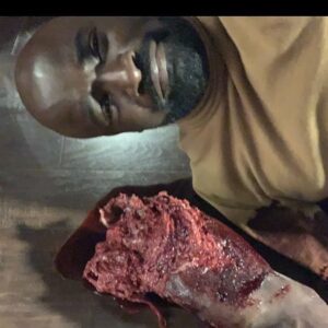 Mike Colter Instagram - Looking forward to another episode of @evil ? Here's another Fun Stack aka Photo Dump:)😈 😇 #paramountplus #netflix #bts  #mikecolter #onset #napping #severedarm #sfx #spaceballs #lordvader #harrassment  #middlefinger 🖕🏻 #fucken #blowup #dolls