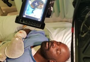 Mike Colter Instagram - Looking forward to another episode of @evil ? Here's another Fun Stack aka Photo Dump:)😈 😇 #paramountplus #netflix #bts  #mikecolter #onset #napping #severedarm #sfx #spaceballs #lordvader #harrassment  #middlefinger 🖕🏻 #fucken #blowup #dolls