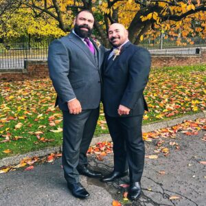 Mike Ergas Instagram - Had an amazing time with my love @giorgibear in London and Scotland meeting his entire family. Can’t wait to do it again. #love #england #scotland #makingmemories