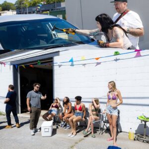 Mike Lavin Instagram - 📸 BTS from Tires | Go watch it now on Netflix 🔥Instant Classic!