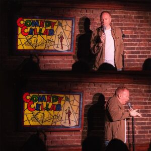 Mike Lavin Instagram - Wednesday night @comedycellarusa 📸 #comedy