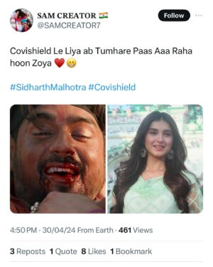 Milap Zaveri Instagram - 😂🙈 Hai main #Marjaavaan 😈