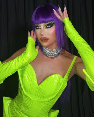 Minty Fresh Instagram - Gagged you a bit 🤭💚 
The fresh daughter launch! Follow her @faze_est 

@marinaxsummers x @lagrande_dame show was a blast! 💯
Thank you @thecampsummers for having me. 

Wearing @klvnqnbrrs
Hair @loisa_morota @salvadorshine