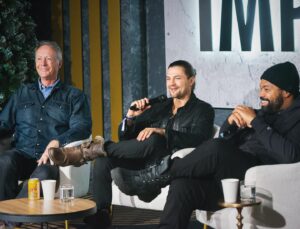 Misha Crosby Instagram - What an event we got be a part of at @sundanceorg 2024!! Thank you for all of your hard work @heathermasonla and the whole team @impactloungeofficial for having @johnmawson & myself, @producertommy for moderating our panel so wonderfully and @darrendarnborough for your unwavering support! Looking forward to rolling out some promos for @unsinkable.1940 leading up to its release with @coxusa @nathalieemmanuel @samohtsangster and John Malkovich. #unsinkable  #ww2 #johnmalkovich #briancox #nathalieemmanuel #thomasbrodiesangster #audiomovie #apple #spotify #amazon #daturastudios #sundance #sundancefilmfestival @daturastudios @b7.media @jackbowman1979 @amsewell7 @hqvoice @gtriley @jimmyboyle1978 @tenksound @sheenakatz @craigrobertyoung @laurencefuller @iamelizabetharends @iamrichardsanderson @thomaszook @jimmyboyle1978 @blairredford @paultelfer @declanmlaird