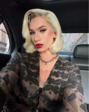 Miss Fame Instagram - The @dior #Doll for the #Summer2025 men’s collection. I love you forever @mrkimjones. Congratulations always. Styled by @laurentdombrowicz assisted @atelier.fhd | hair custom cut, color and style in #DiorBlonde @parizhair | thank you @morgandesteur @maouchi always