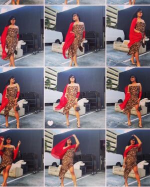 Miss Kay Instagram - 1st dress check many more to go !! Lol thanks princess for the dress 😁😁