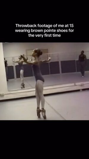Misty Copeland Instagram - Found footage of me wearing brown pointe shoes for the very first time at 15 years old. This video reminds me of how grateful I am for @therealdebbieallen and everyone who has helped along the way 🤎