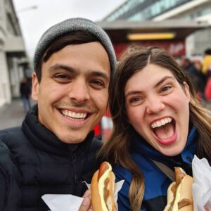 Mitchell Moffit Instagram - #tbt to travelling Iceland with my bestie @jessgemin ♥️♥️♥️ We ate a lot of food and saw a lot of cool things, but here are some pics mostly of our faces 😆 (ps the hotdogs were truly a highlight 🌭)