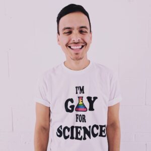 Mitchell Moffit Instagram - You know this gurl is gay AF for science 🌈🔬👨‍🔬 - shirts on sale (and other options like mugs and sweaters)for a few more days at represent.com/asapscience - get it while ya can! Xo