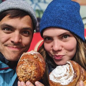 Mitchell Moffit Instagram - #tbt to travelling Iceland with my bestie @jessgemin ♥️♥️♥️ We ate a lot of food and saw a lot of cool things, but here are some pics mostly of our faces 😆 (ps the hotdogs were truly a highlight 🌭)