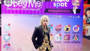 Miura Ayme Instagram - .
ObeyMe! booth😈🥀

　
.
.
.
.

#visualkei #キャバクラ #ホスト #vkei #shibuya #アニメ #キャバ嬢 #uk  #v系 #東京 #渋谷 #ukcosplayer #コスプレ #cosplay #おべいみー #akihabara #ヴィジュアル系 #cosplayer #ミウラアイム #歌舞伎町 #メンズアイドル #ObeyMe #shallwedate #乙女ゲーム #otomegame #otomegames #animeexpo