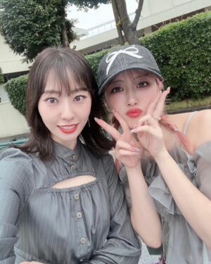 Miyabi Natsuyaki Instagram - 🩷🍹🌺

I today*ଘ(੭*ˊᵕˋ)੭*♡
いとこのれいなとお出かけ〜🫶🏻
次こそパンケーキたべよ🥞