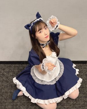 Mizuki Fukumura Instagram - 10月の#ふくの日 は
皆さんと楽しい時間楽しい時間を過ごせました♡

メンバー皆でハロウィンしたよ🕸

私は猫耳メイドならぬ、、、
ウマムスメイド💙🤍

耳がウマ娘みたいでこれにしました🤣

29日、皆さんはいいふくに出会えたかな～？

#73rdシングル #盛りだくさん会
#morningmusume23 #モーニング娘 #morningmusume #モーニング娘23 #譜久村聖 #ウマ娘 #メイド #ハロウィン