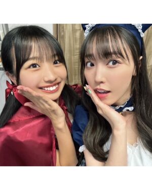 Mizuki Fukumura Instagram - 10月の#ふくの日 は
皆さんと楽しい時間楽しい時間を過ごせました♡

メンバー皆でハロウィンしたよ🕸

私は猫耳メイドならぬ、、、
ウマムスメイド💙🤍

耳がウマ娘みたいでこれにしました🤣

29日、皆さんはいいふくに出会えたかな～？

#73rdシングル #盛りだくさん会
#morningmusume23 #モーニング娘 #morningmusume #モーニング娘23 #譜久村聖 #ウマ娘 #メイド #ハロウィン