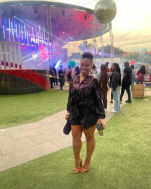 Mmabatho Montsho Instagram - One more time for the birthday girl @refilwemontsho 🎈🎈🎈