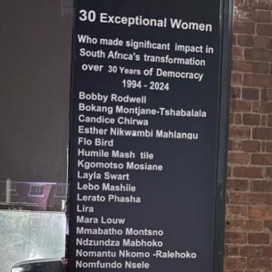 Mmabatho Montsho Instagram - Thank you for the honor @constitution_hill as one of the selected inaugural “Women who made significant impact in South Africa’s transformation over 30 Years of Democracy
1994 - 2024” ♥️♥️♥️ Igama Lamakhosikazi Malibongwe