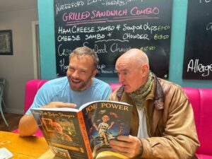 Moe Dunford Instagram - What a man 

Talkin Jesters & Highwaymen , Shadows & synchronicity , Craic agus ceoil, other voices & other dimensions , love hearing from Joe .

Congratulations on your book Joe , incredible achievement , from a man with loads of knowledge & tales & love for our town . 🎼 #honeytalkbeforestrangers
