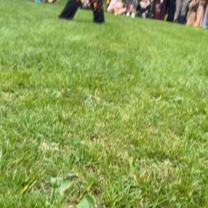 Moe Dunford Instagram - Wonderful couple of days , 🇩🇪 @proudnerdconventions  out in the woods 🐕 ⛰️🦉🔥 🌲 🪓  #Vikings 
*oh & @olde_world_craftworks @dancing.shieldmaiden congrats on yere wedding!* 🤪🥂