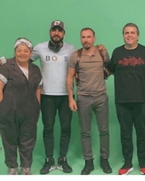 Mohamed Gomaa Instagram - The most powerful person in the world is the storyteller ,, #stevejobs 
من كواليس #مسلسل_هروب 
It’s always a pleasure working with amazing people and amazing actors #شجون_الهاجري  @shoooj @mohammed_alalawii @bassemmoughnieh @jessy_abdo  @carolabboud8 @lilianenemryofficial1 @amaltalebofficial