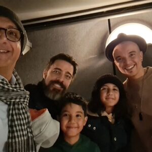 Mohammed Marouazi Instagram - Merci Rachid pour ta présence en compagnie de lhajj que Dieu te le garde. Merci à ce beau public québécois pour son retours positif. Le film a touché vos coeurs est c'est l'essentiel.