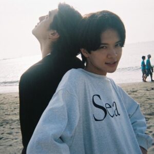 Momose Takumi Instagram - ・
牛乳石鹸60周年記念SNSドラマ
「洗面所からはじまる、恋なんて。」
れん役で出演しています

今年はじめて海行けた撮影楽しかった😌

Nomde plumeの公式tiktokで
12月6日(水)〜スタート
何卒！