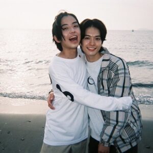 Momose Takumi Instagram - ・
牛乳石鹸60周年記念SNSドラマ
「洗面所からはじまる、恋なんて。」
れん役で出演しています

今年はじめて海行けた撮影楽しかった😌

Nomde plumeの公式tiktokで
12月6日(水)〜スタート
何卒！