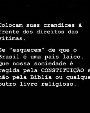 Monica Iozzi Instagram - Retrocesso e crueldade. Eu nem sei bem o que escrever aqui… Estou perplexa. Perplexa, triste e revoltada.

Pra quem ainda não sabe o que está havendo, coloquei matérias e vídeos nos meus stories. 
Precisamos nos mover, gente. Precisamos nos mover.
#abortolegal
