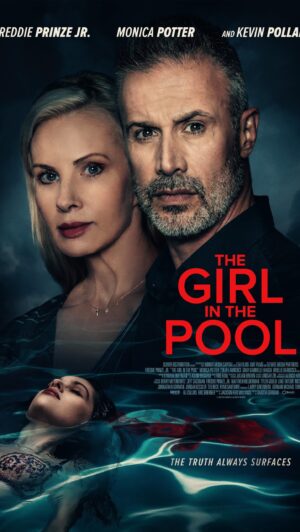 Monica Potter Instagram - Reunited after 23 years! @realfreddieprinze Can't wait for you guys to see Girl in the Pool - Out July 26th 💙 #thegirlinthepool