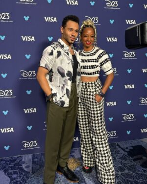 Monique Coleman Instagram - I had SO much fun @disneyd23 — reconnecting with my Disney family…..sharing our favorite memories & learning about what’s in store for the future 🚀💫❣️