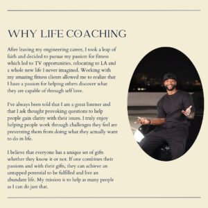 Monte Taylor Instagram - Well, I told y’all I had a big announcement!

Excited to announce that I am now offering a life coaching service in addition to my fitness coaching through Taylor’d Fit!

This has been on my heart ever since I left my engineering career back in January 2022. Feeling that sense of complete freedom allowed me to have a lot of time with myself and learn that I would one day want to serve as a life coach.

Over the past year, I’ve definitely had my fun being on your TV screens, but I always knew that my purpose was to help people discover what they’re capable of through self love.

After reflecting on the past year, I realized that I had gotten away from that mission. I have no regrets at all! However, we don’t know how many days we have on this earth so why waste another minute not pursuing a passion that I’m certain will impact the lives of many. 

I’m excited to help you figure out life, but more importantly, feel fulfilled in your life by doing what you are called to do. 

If you feel you could use a person to hear you out and help you build the steps necessary for you to be in alignment with your passions, book your FREE consultation using the link in my bio or my story.

Would love to help you do life the only way it should be done… Your way!

Let’s get it!

#lifecoach #lifecoaching #consultation #announcement