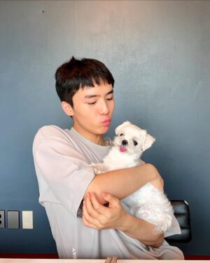 Moon Woo-jin Instagram - 오늘 촬영은 링링이도 함께~❤️