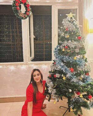 Mrinalini Chatterji Instagram - Merry Christmas 🎅 🎄 ❤  to all of you. 
(Sorry for the delay)...
🥂🎂📯🔔
.
.
.
.
.
.
 
.
#merrychristmas #christmasdecor #christmastree #christmastime  #decembermonth #friendswhobecamefamily #wine #gin #plumcake #food #jazzmusic #home #seasontime
