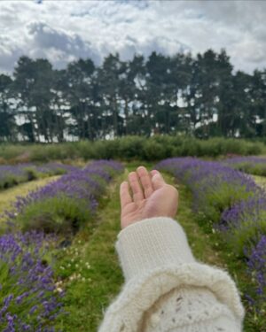 Mrunal Thakur Instagram - Dear me,

Love yourself a little bit more than yesterday. 
Make yourself a priority. 
Chase your goals. 
Be grateful for the things you have. 
Be proud of yourself. 
You are a sparkling star, you are your own rainbow. 
Celebrate yourself as always (in a lavender field)
🪻🪻🪻

#edinburgh #lavender #love